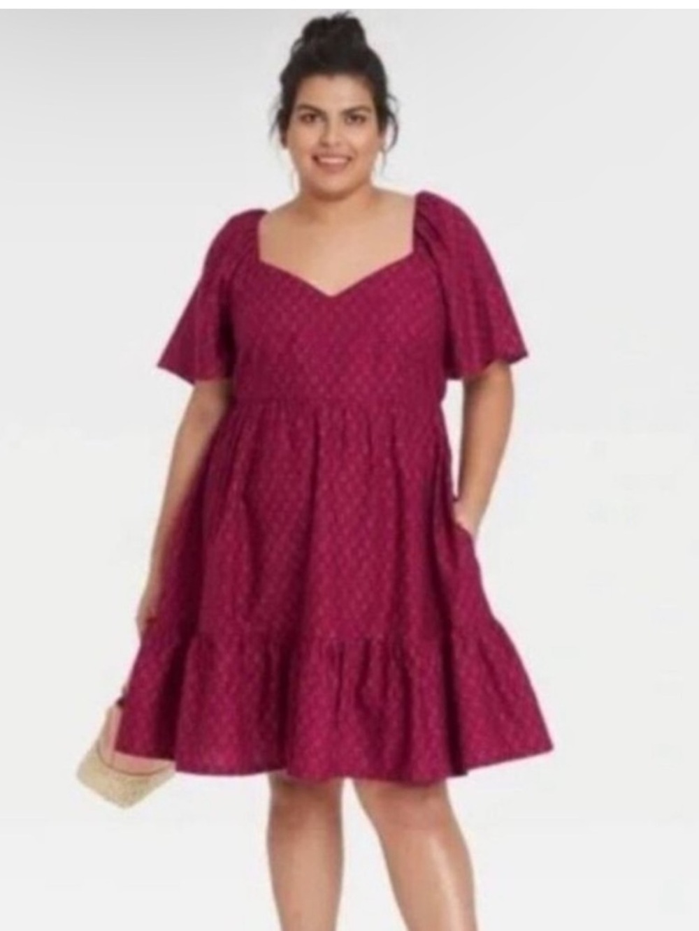 Ava & Viv Plus Size Tiered Dress